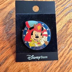 Disney Mickey Mouse FDNY Pin